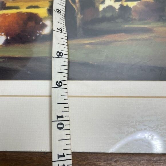 Max Hayslette Avignon Morning Scarce Romantic Signed Art Print 18.5" x‎ 15.5" - Picture 6 of 11